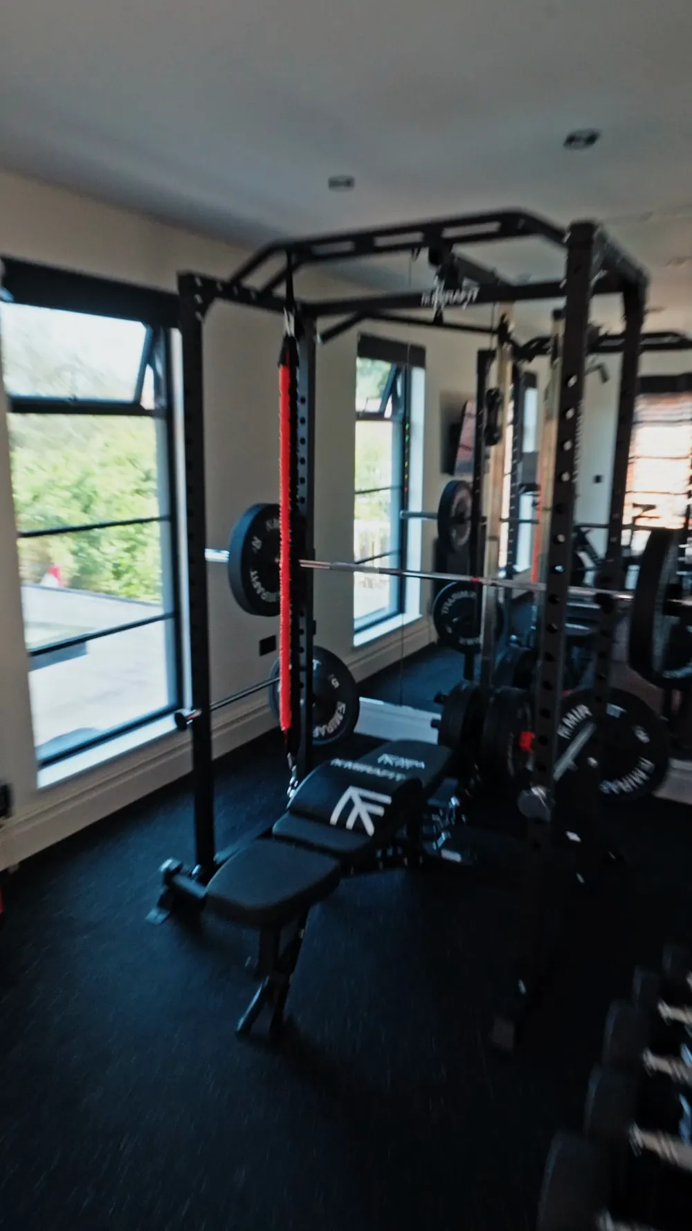 Home gym off the master suite